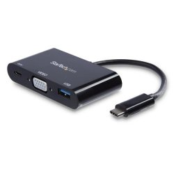 StarTech.com CDP2VGAUACP - USB 3.2 Type-C - 60 W - 5 Gbit/sek. - 2048x1280