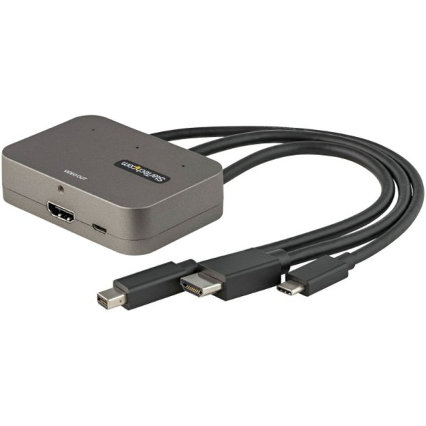 StarTech.com CDPHDMDP2HD - 0,27 m - HDMI + USB - HDMI + Mini DisplayPort + USB Type-C