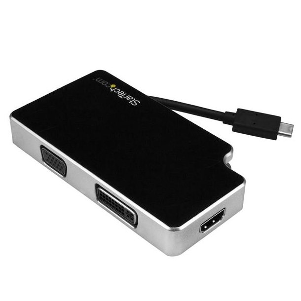 StarTech.com CDPVGDVHDB - USB-C - DVI - HDMI - VGA (D-Sub) - 3840x2160