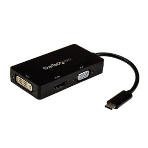 StarTech.com CDPVGDVHDBP - USB-C - DVI - HDMI udgang - VGA - 3840x2160