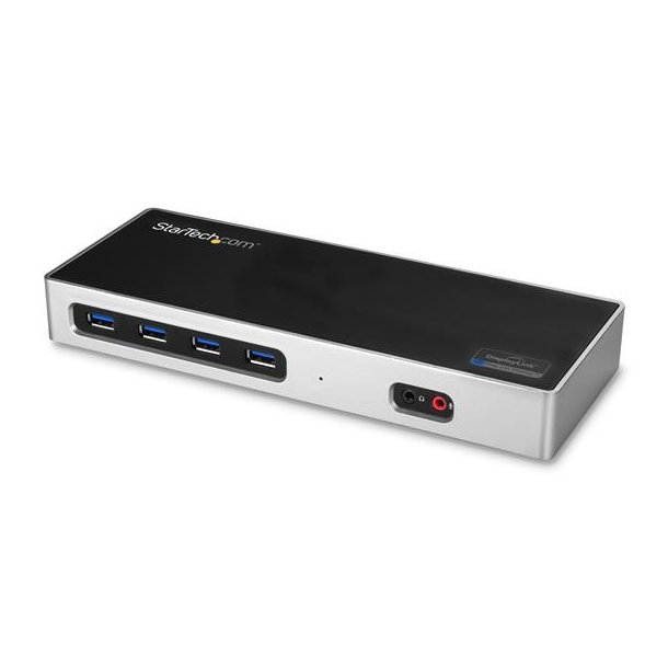 StarTech.com DK30A2DH - Ledningsfrt - USB 3.2 Type-C - 3,5 mm - 10,100,1000 Mbit/s