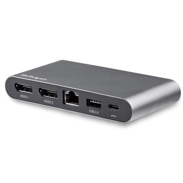 StarTech.com DK30C2DAGPD - Ledningsfrt - USB 3.2 Type-C - 100 W - 10,100,1000 Mbit/s