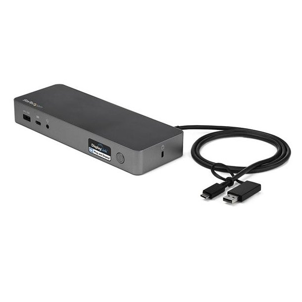 StarTech.com DK30C2DPEPUE - Ledningsfrt - USB 3.2 Type-C - 3,5 mm - 5 Gbit/sek.