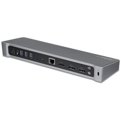 StarTech.com DK30CH2DEPUE - USB 3.2 Type-C - 100 W - 3,5 mm - 10,100,1000 Mbit/s