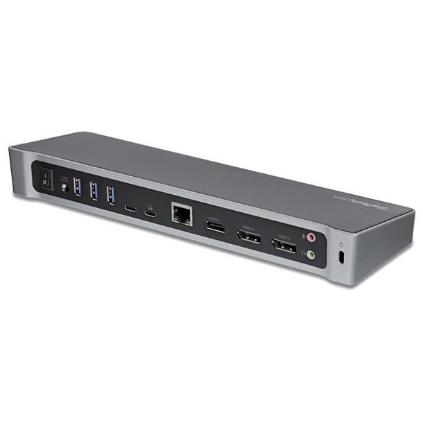 StarTech.com DK30CH2DEPUE - USB 3.2 Type-C - 100 W - 3,5 mm - 10,100,1000 Mbit/s
