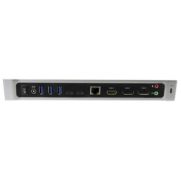 StarTech.com DK30CH2DPPDU - Ledningsfrt - USB 3.2 Type-C - 3,5 mm - 10,100,1000 Mbit/s