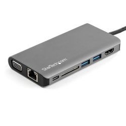 StarTech.com DKT30CHVAUSP - USB 3.2 Type-C - 100 W - 10,100,1000 Mbit/s - SD - SDHC - SDXC
