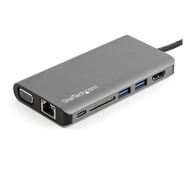 StarTech.com DKT30CHVAUSP - USB 3.2 Type-C - 100 W - 10,100,1000 Mbit/s - SD - SDHC - SDXC
