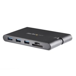 StarTech.com DKT30CHVSCPD - Ledningsfrt - USB 3.2 Type-C - 1000 Mbit/s - mmC - MicroSD - SD