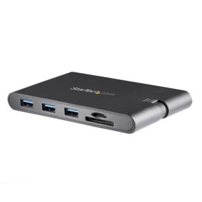 StarTech.com DKT30CHVSCPD - Ledningsfrt - USB 3.2 Type-C - 1000 Mbit/s - mmC - MicroSD - SD