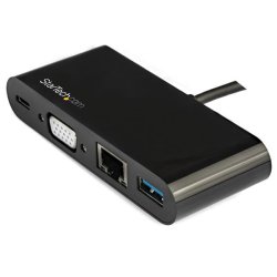 StarTech.com DKT30CVAGPD - Ledningsfrt - USB 3.2 Type-C - 60 W - 10,100,1000 Mbit/s