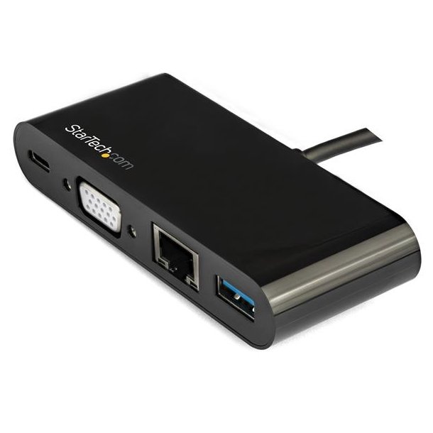 StarTech.com DKT30CVAGPD - Ledningsfrt - USB 3.2 Type-C - 60 W - 10,100,1000 Mbit/s