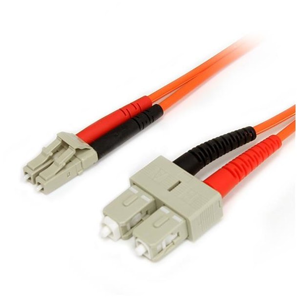 STARTECH.COM FIBLCSC1 1m Duplex MM Fiber Optic Cable LC-SC