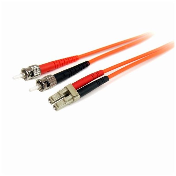 STARTECH 1m Duplex MM Fiber Optic Cable LC-ST