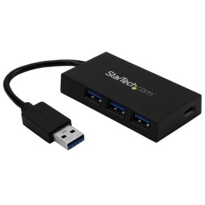 StarTech.com HB30A3A1CFB - USB 3.2 - USB 3.2 - USB 3.2 Type-C - 5000 Mbit/s - Plast - 0,07 m