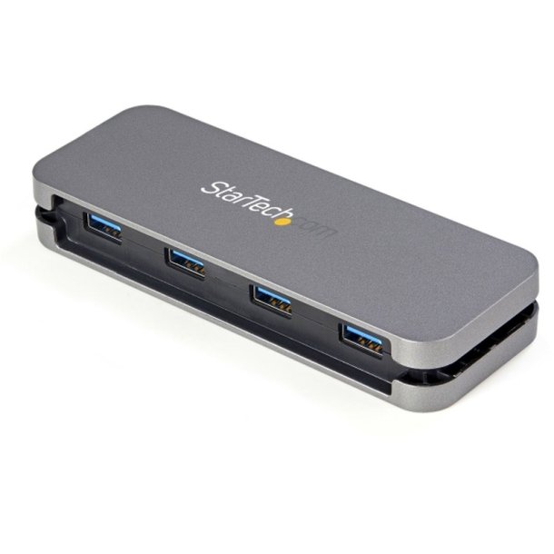 StarTech.com HB30AM4AB - USB 3.2 - USB 3.2 - 5000 Mbit/s - Plast - 0,28 m
