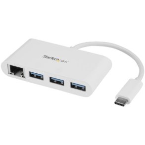 StarTech.com HB30C3A1GEA - Ledningsfrt - USB - Ethernet - 1000 Mbit/s