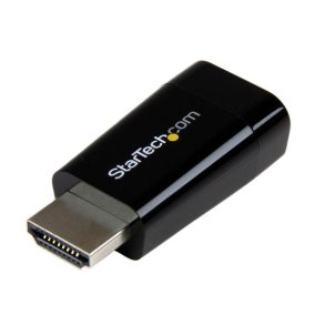 StarTech.com HDMI to VGA Converter - Chromebooks/Laptops - 1920x1200/1080p - HDMI han til VGA hun