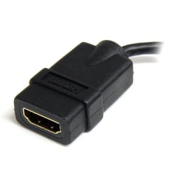 StarTech.com HDADFM5IN - 0,127 m - HDMI Type A - HDMI Type D (Micro) - 3D - ARC
