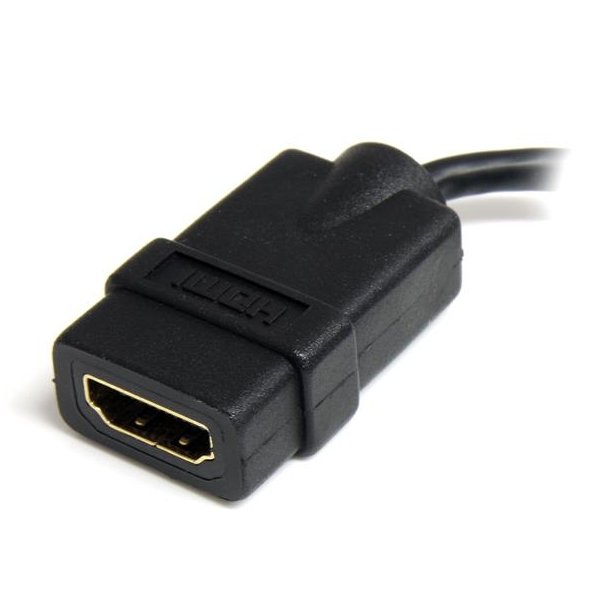 StarTech.com HDADFM5IN - 0,127 m - HDMI Type A - HDMI Type D (Micro) - 3D - ARC