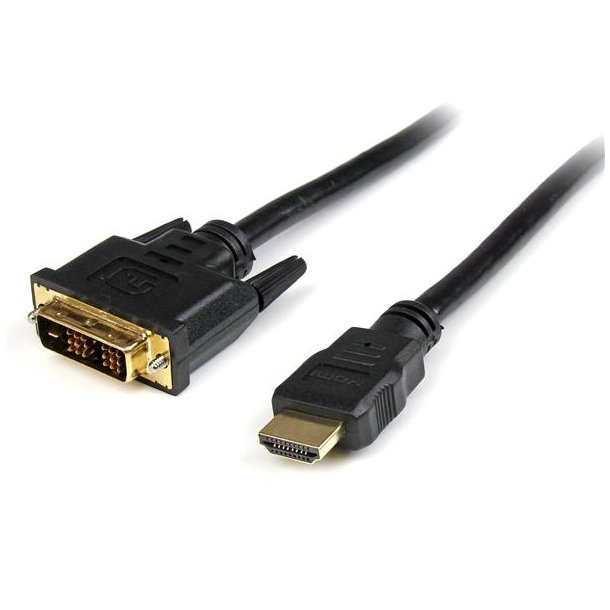 StarTech.com HDDVIMM1M - 1 m - HDMI - DVI-D - Guld