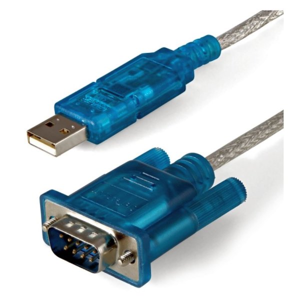 StarTech.com ICUSB232SM3 - DB-9 - USB 2.0 A - 0,9 m - Bl - Transparent