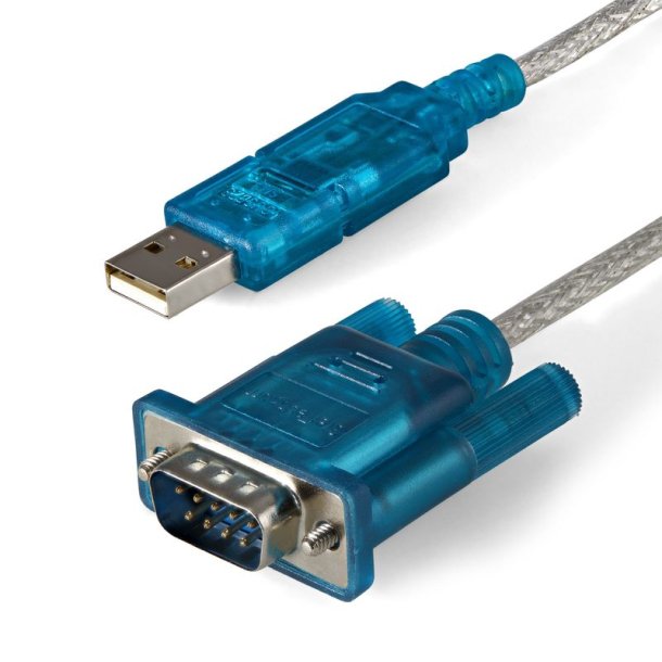 StarTech.com ICUSB232SM3 - DB-9 - USB 2.0 A - 0,9 m - Bl� - Transparent