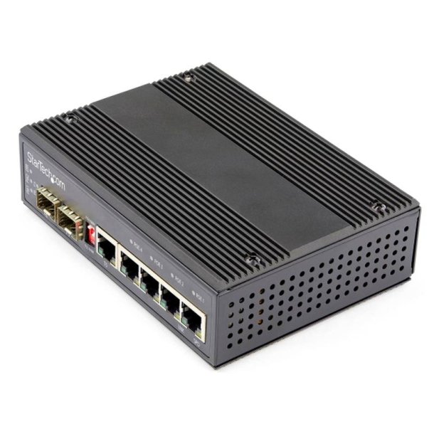 StarTech.com IES1G52UP12V - Gigabit Ethernet (10/100/1000) - Fuld Duplex - PoE