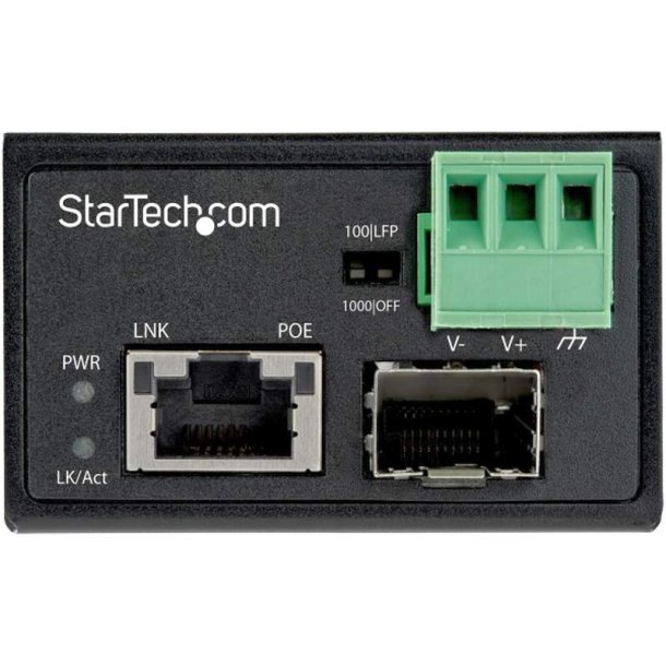 StarTech.com IMC1GSFP30W - 1000 Mbit/s - IEEE 802.3 - IEEE 802.3u - IEEE 802.3z - Fuld - SFP - 100 m
