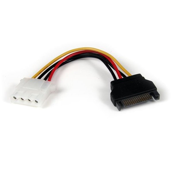 StarTech.com LP4SATAFM6IN - 0,1524 m - Molex (4-pin) - SATA 15-stik