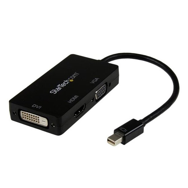 StarTech.com MDP2VGDVHD - 0,15 m - Mini DisplayPort - DVI-D + VGA + HDMI