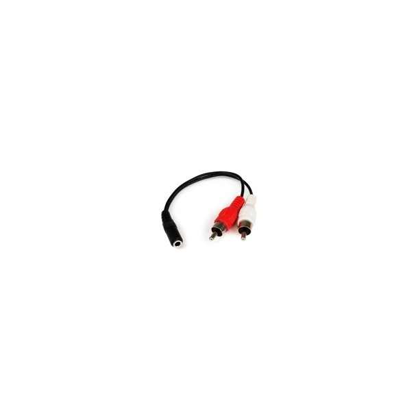 StarTech.com 0.152m 3.5mm - 2xRCA m/f - 3.5mm - 0,152 m