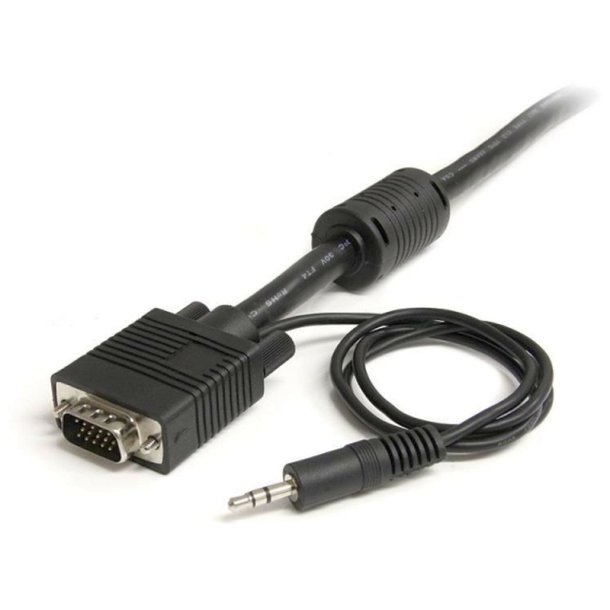 StarTech.com VGA - 3.5mm - 2m - VGA + 3.5mm - VGA (D-Sub) + 3.5mm
