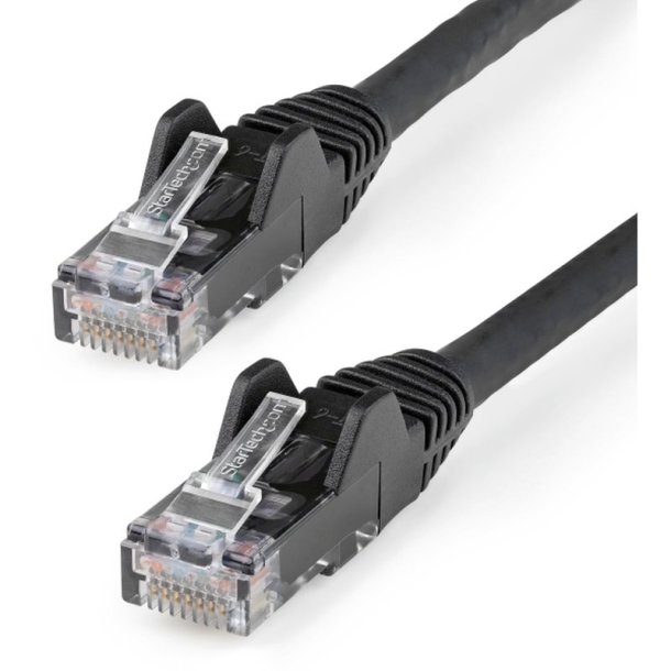 StarTech.com N6LPATCH1MBK - 1 m - Cat6 - U/UTP (UTP) - RJ-45 - RJ-45