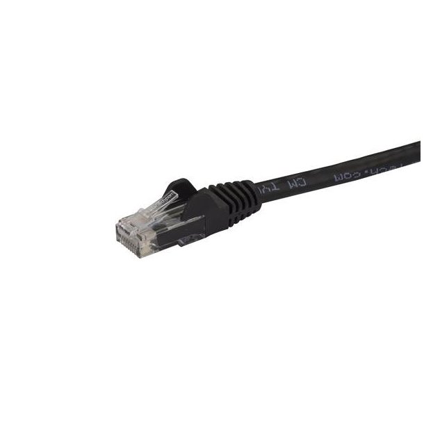 StarTech.com N6PATC15MBK - 15 m - Cat6 - U/UTP (UTP) - RJ-45 - RJ-45