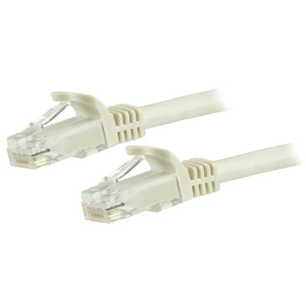 StarTech.com N6PATC15MWH - 15 m - Cat6 - U/UTP (UTP) - RJ-45 - RJ-45