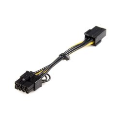StarTech.com PCIEX68ADAP - 0,155 m - PCI-E (8-pin) - PCI-E (6-pin)
