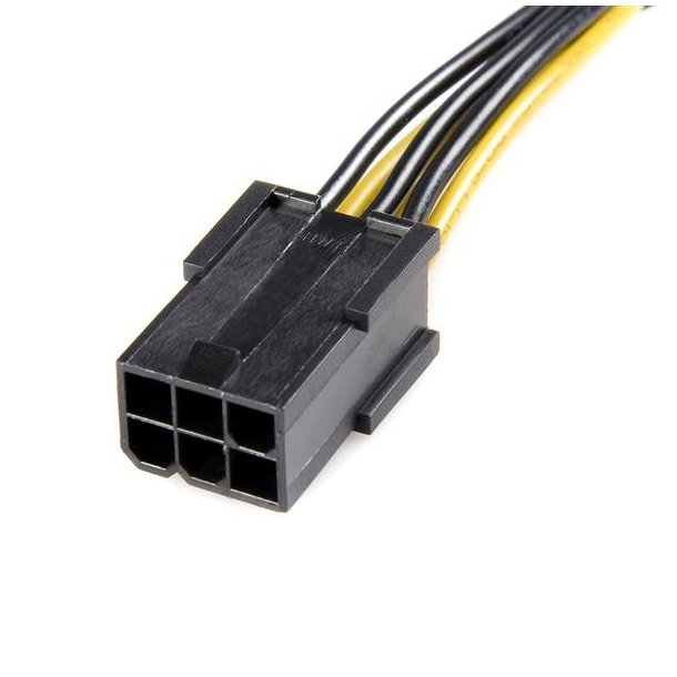 StarTech.com PCIEX68ADAP - 0,155 m - PCI-E (8-pin) - PCI-E (6-pin)