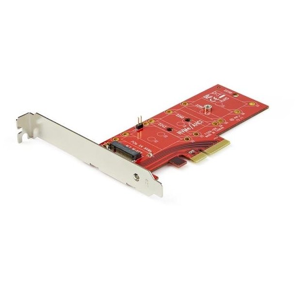 StarTech.com PEX4M2E1 - PCIe - M.2 - Fuld hjde/lav profil - PCI 3.0 - 8 Gbit/sek.