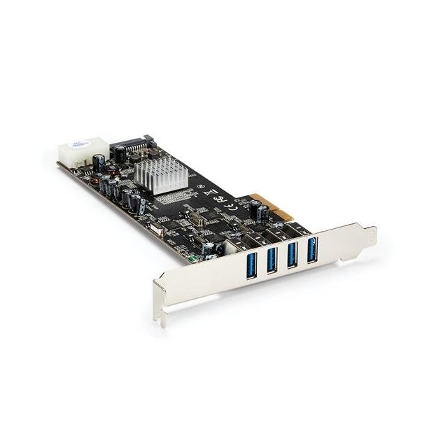 StarTech.com PEXUSB3S44V - PCIe - USB 3.2 - Fuld hjde/lav profil - PCIe 2.0 - 3 m