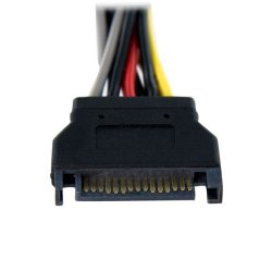 StarTech.com PYO2SATA - 0,15 m - SATA 15-stik - 2xSATA 15 stikben