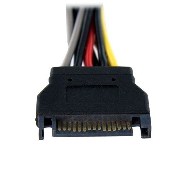 StarTech.com PYO2SATA - 0,15 m - SATA 15-stik - 2xSATA 15 stikben