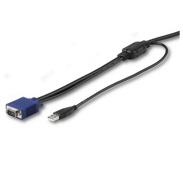 StarTech.com RKCONSUV15 - 4,6 m - USB - USB - VGA - VGA
