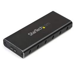 StarTech.com SM21BMU31C3 - SSD kabinet - M.2 - M.2 - 10 Gbit/sek. - USB-tilslutning