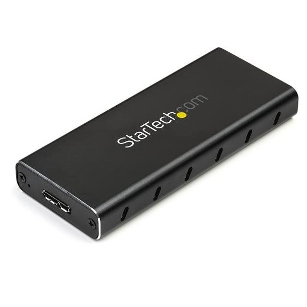 StarTech.com SM21BMU31C3 - SSD kabinet - M.2 - M.2 - 10 Gbit/sek. - USB-tilslutning