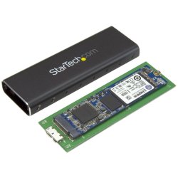 StarTech.com SM2NGFFMBU33 - SSD kabinet - M.2 - M.2 - 6 Gbit/sek. - USB