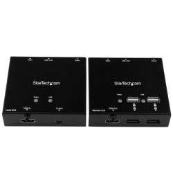 StarTech.com ST121USBHD - AV sender &amp; modtager - 50 m - Ledningsfrt