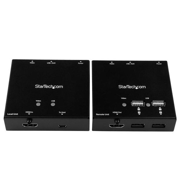 StarTech.com ST121USBHD - AV sender &amp; modtager - 50 m - Ledningsfrt
