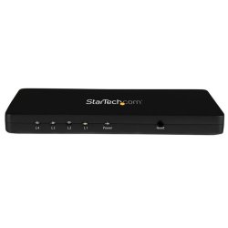 StarTech.com ST124HD4K - HDMI - 4x HDMI - 3840x2160 - Aluminium - 5 m
