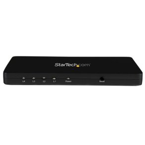 StarTech.com ST124HD4K - HDMI - 4x HDMI - 3840x2160 - Aluminium - 5 m